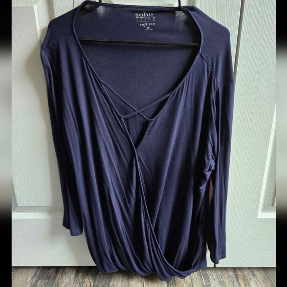 Ny&co XL women's navy blue top